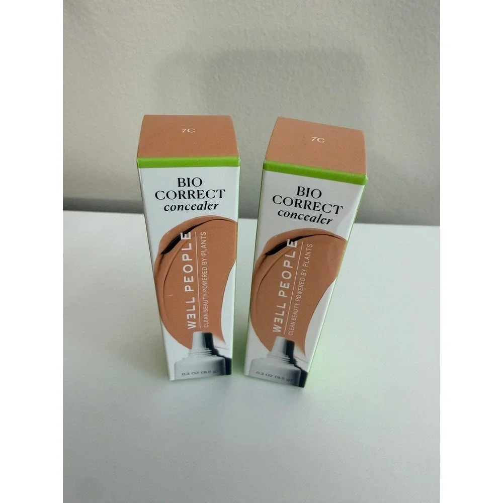 Well People Bio Correct Concealer 7C Tan Cool 0.3oz 2pk NWT